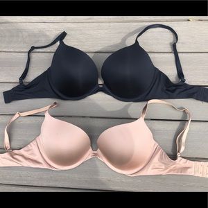 Lot of 2 Soma Ravishing Plunge Push Up Bras - 32D